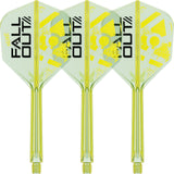 Target - K-Flex Luke Littler Fallout - No6 - Standard Dart Flights - Integrated Flight & Shaft System