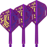 Target - K-Flex Luke Littler World Champion - Big Wing Dart Flights - Integrated Flight & Shaft System -