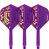 Target - K-Flex Luke Littler World Champion - Big Wing Dart Flights - Integrated Flight & Shaft System - Intermediate (26mm)