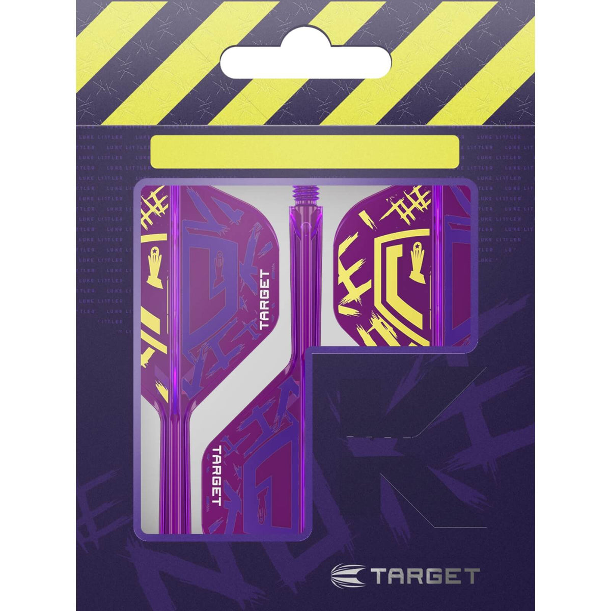 Dart Flights - Target - K-Flex Luke Littler World Champion - Big Wing Dart Flights - Integrated Flight &amp; Shaft System