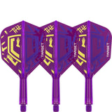 Target - K-Flex Luke Littler World Champion - Standard Dart Flights - Integrated Flight & Shaft System - Short (19mm)