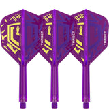 Target - K-Flex Luke Littler World Champion - Standard Dart Flights - Integrated Flight & Shaft System - Intermediate (26mm)