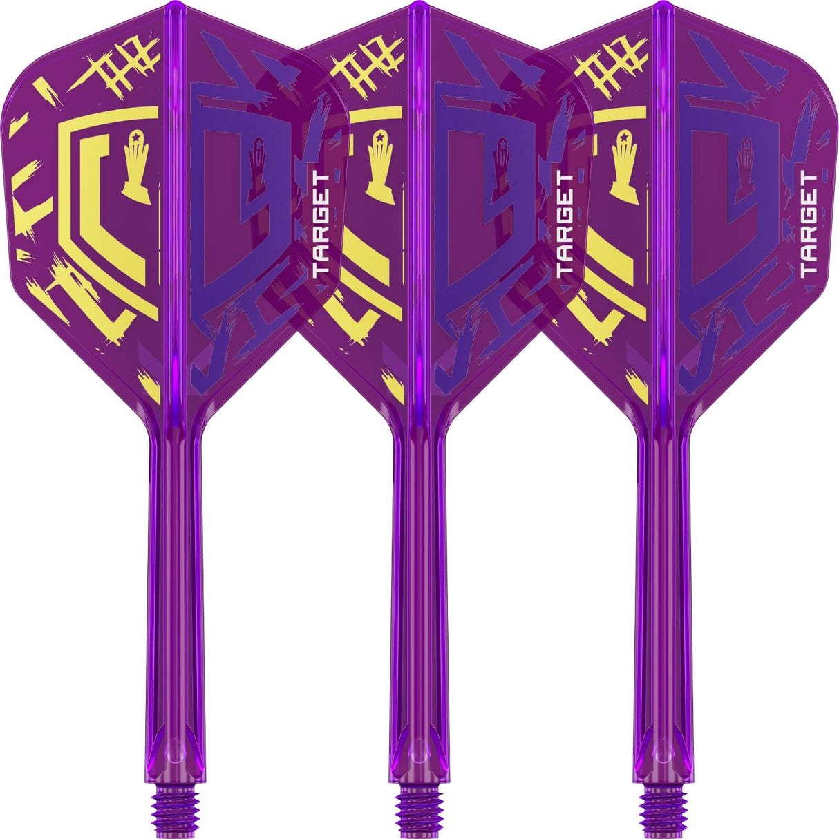 Target - K-Flex Luke Littler World Champion - Standard Dart Flights - Integrated Flight & Shaft System - Medium (33mm)
