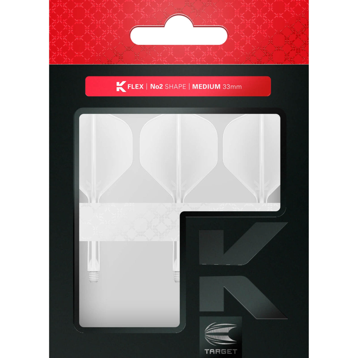 Dart Flights - Target - K-Flex - Big Wing Dart Flights - Integrated Flight &amp; Shaft System 