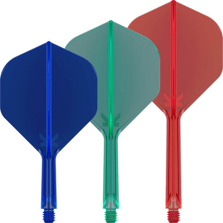 Target - K-Flex - Big Wing Dart Flights - Integrated Flight & Shaft System -