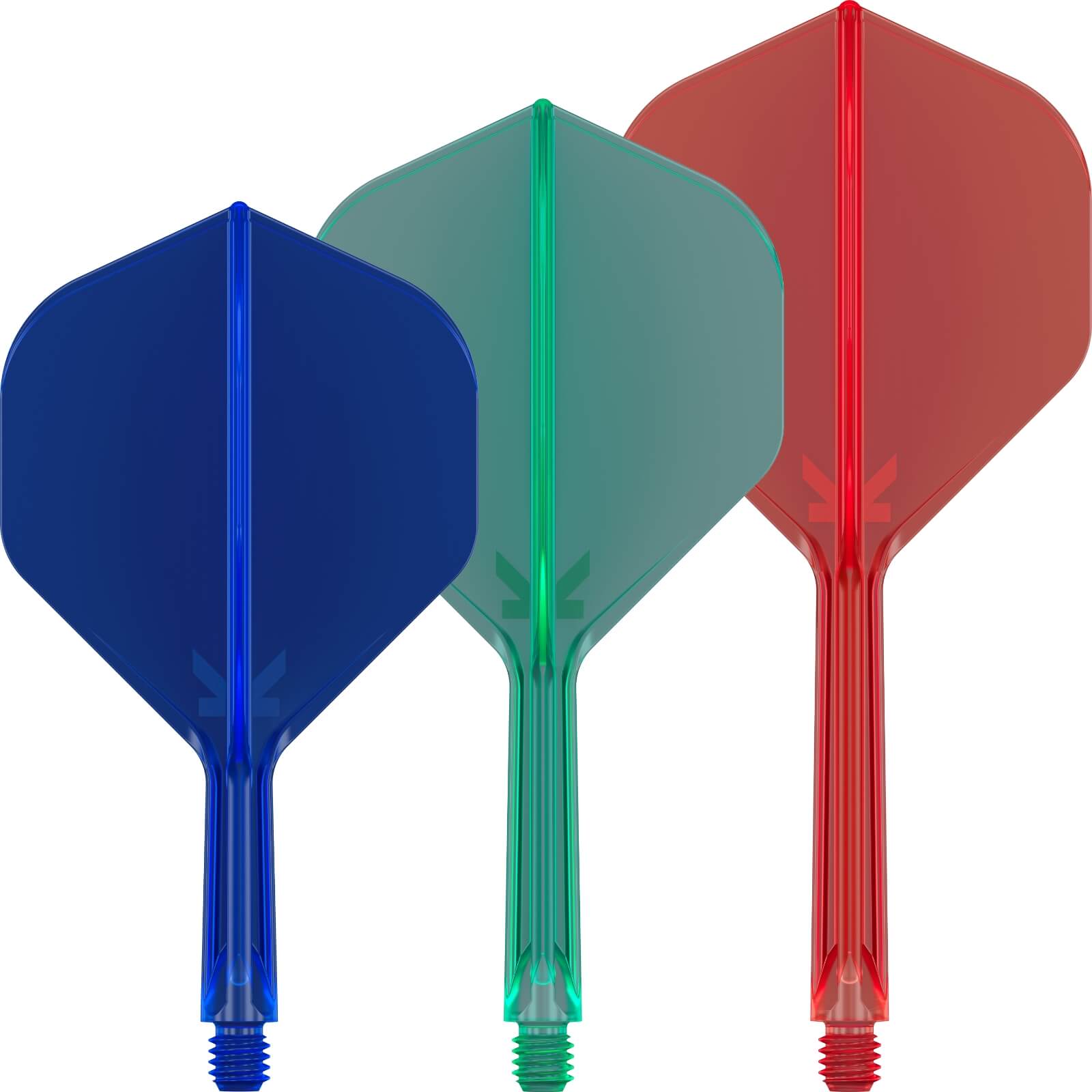 Dart Flights - Target - K-Flex - Big Wing Dart Flights - Integrated Flight & Shaft System 