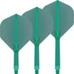 Target - K-Flex - Big Wing Dart Flights - Integrated Flight & Shaft System - Short (19mm) / Green