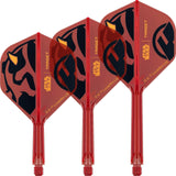 Target - Star Wars Darth Maul K-Flex - Big Wing Dart Flights - Integrated Flight & Shaft System -