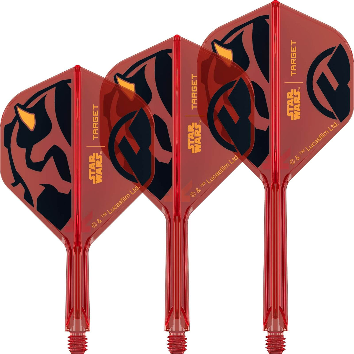 PRE-ORDER - Target - Star Wars Darth Maul K-Flex - Big Wing Dart Flights - Integrated Flight &amp; Shaft System