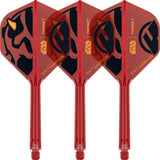 Target - Star Wars Darth Maul K-Flex - Big Wing Dart Flights - Integrated Flight & Shaft System - Medium (33mm)