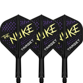 Target - K-Flex Luke Littler - Big Wing Dart Flights - Integrated Flight & Shaft System - Short (19mm)