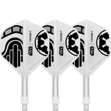 Target - Star Wars Stormtrooper K-Flex - Big Wing Dart Flights - Integrated Flight & Shaft System - Short (19mm)