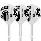 Target - Star Wars Stormtrooper K-Flex - Big Wing Dart Flights - Integrated Flight & Shaft System - Intermediate (26mm)