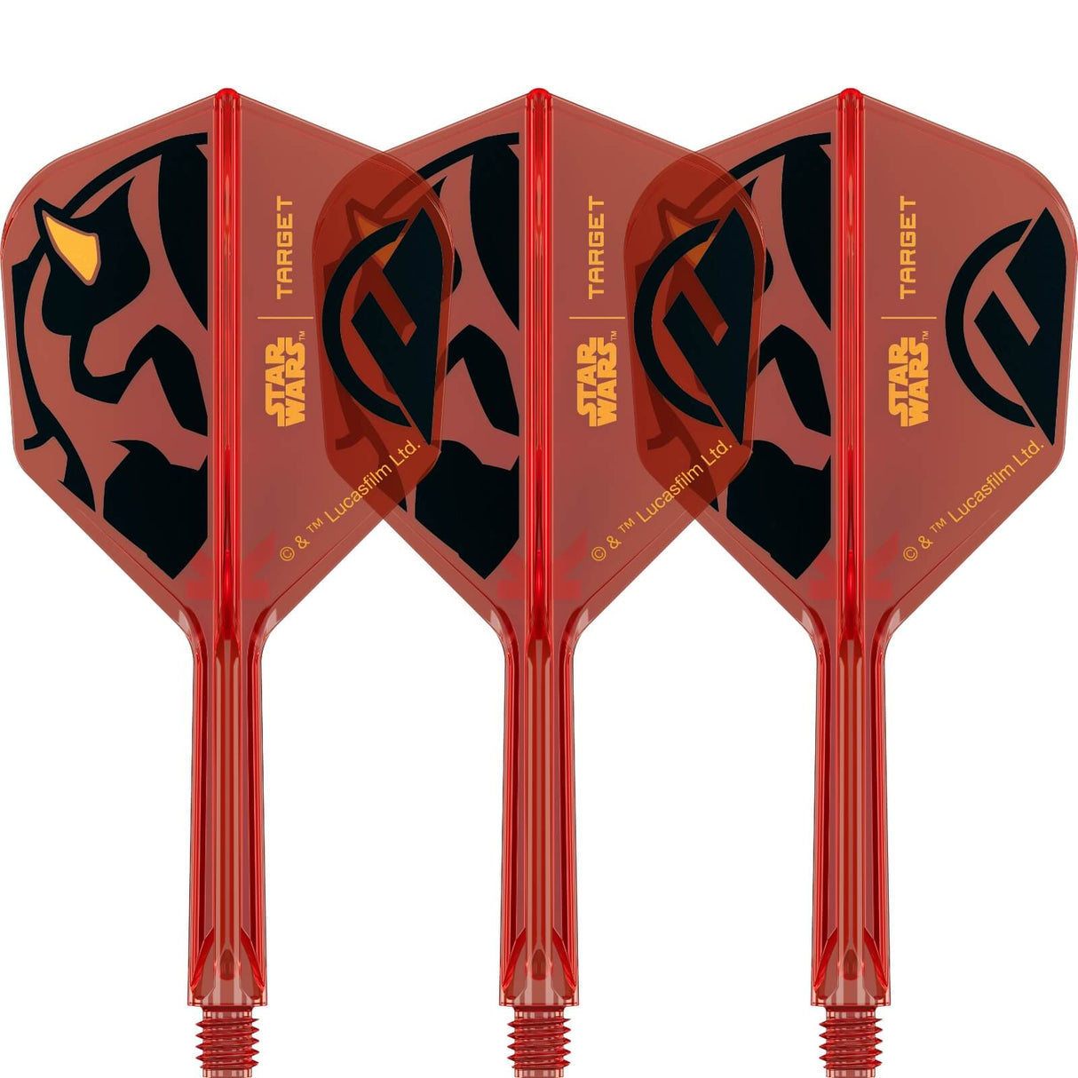 Target - Star Wars Darth Maul K-Flex - Standard Dart Flights - Integrated Flight & Shaft System - Intermediate (26mm)