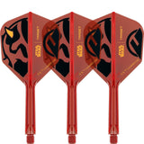 Target - Star Wars Darth Maul K-Flex - Standard Dart Flights - Integrated Flight & Shaft System - Intermediate (26mm)