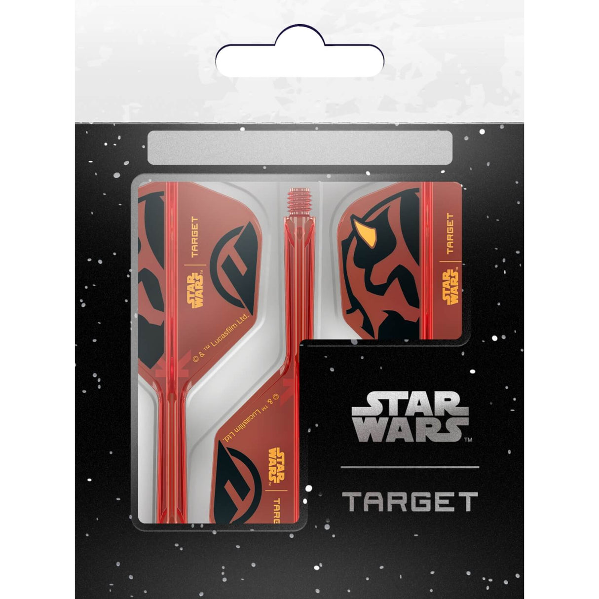 Target - Star Wars Darth Maul K-Flex - Standard Dart Flights - Integrated Flight & Shaft System -