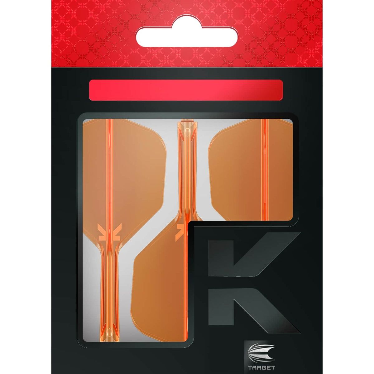 Dart Flights - Target - K-Flex Neon - Standard Dart Flights - Integrated Flight &amp; Shaft System 