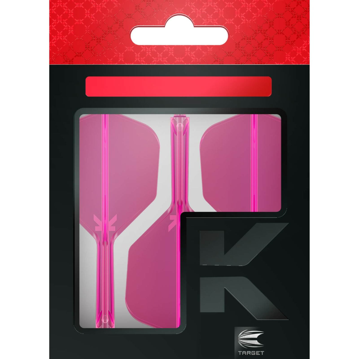 Dart Flights - Target - K-Flex Neon - Standard Dart Flights - Integrated Flight &amp; Shaft System 