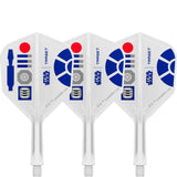 Target - Star Wars R2-D2 K-Flex - Standard Dart Flights - Integrated Flight & Shaft System - Short (19mm)