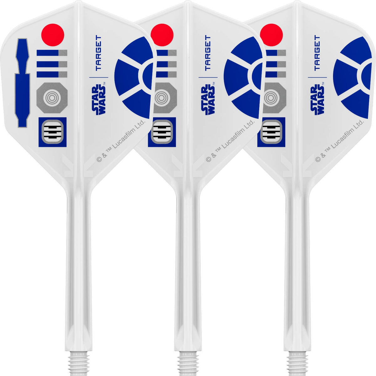 PRE-ORDER - Target - Star Wars R2-D2 K-Flex - Standard Dart Flights - Integrated Flight &amp; Shaft System