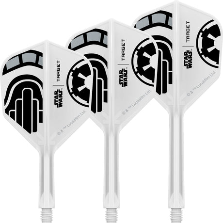 Target - Star Wars Stormtrooper K-Flex - Standard Dart Flights - Integrated Flight & Shaft System -