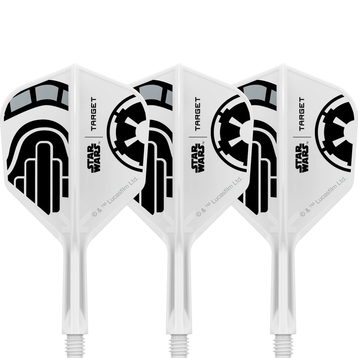 PRE-ORDER - Target - Star Wars Stormtrooper K-Flex - Standard Dart Flights - Integrated Flight &amp; Shaft System