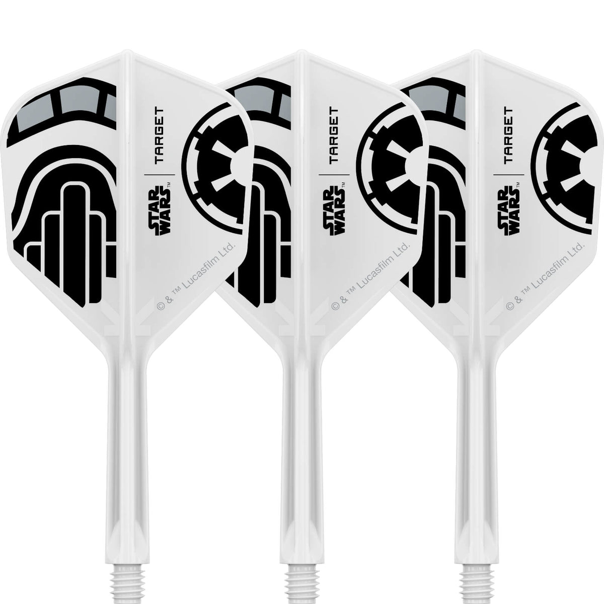 PRE-ORDER - Target - Star Wars Stormtrooper K-Flex - Standard Dart Flights - Integrated Flight &amp; Shaft System