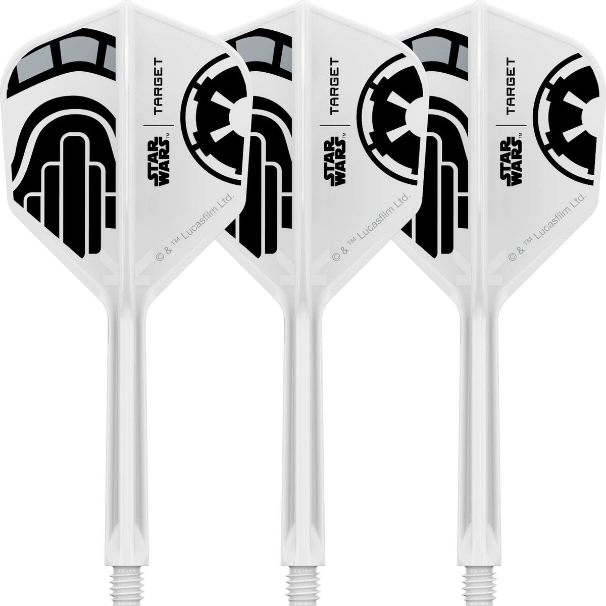 PRE-ORDER - Target - Star Wars Stormtrooper K-Flex - Standard Dart Flights - Integrated Flight &amp; Shaft System