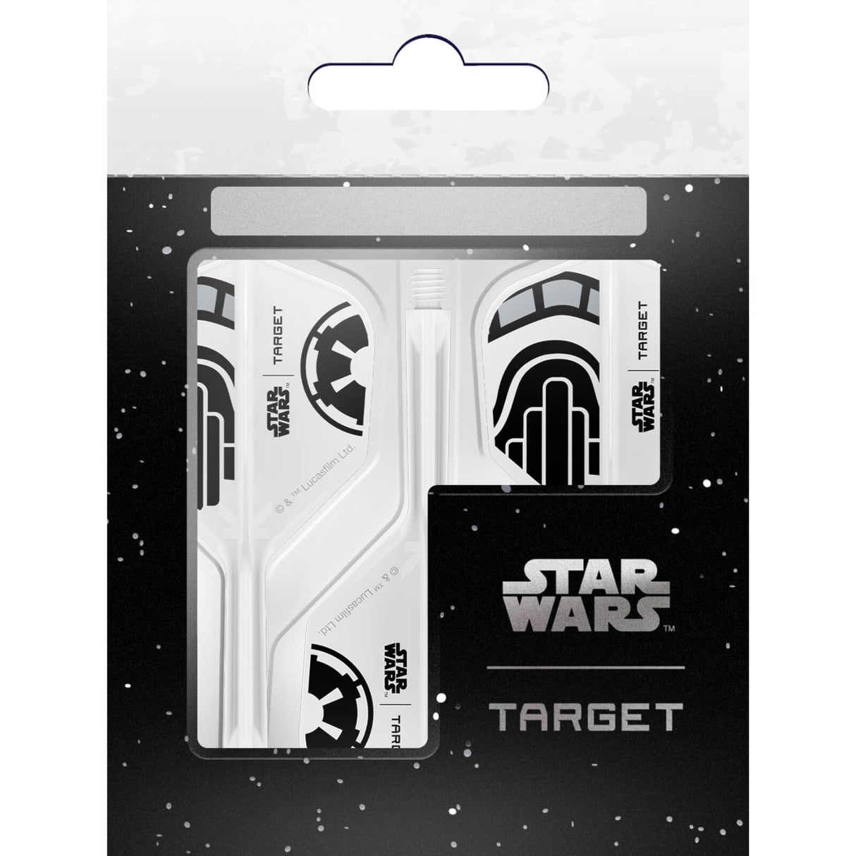 Target - Star Wars Stormtrooper K-Flex - Standard Dart Flights - Integrated Flight & Shaft System -