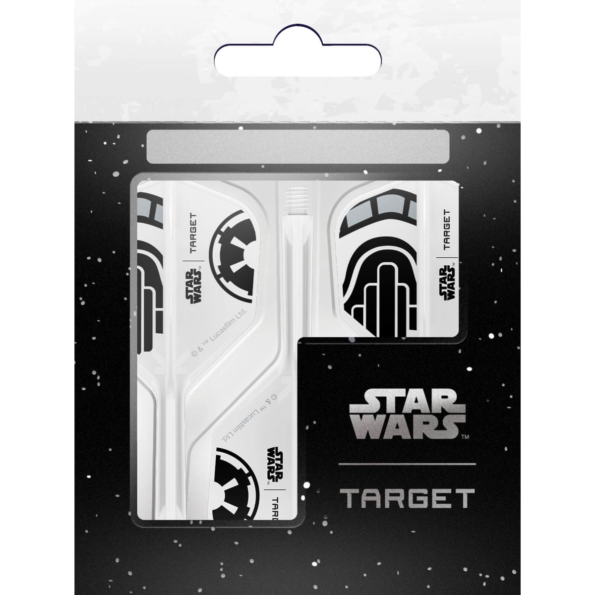 PRE-ORDER - Target - Star Wars Stormtrooper K-Flex - Standard Dart Flights - Integrated Flight &amp; Shaft System