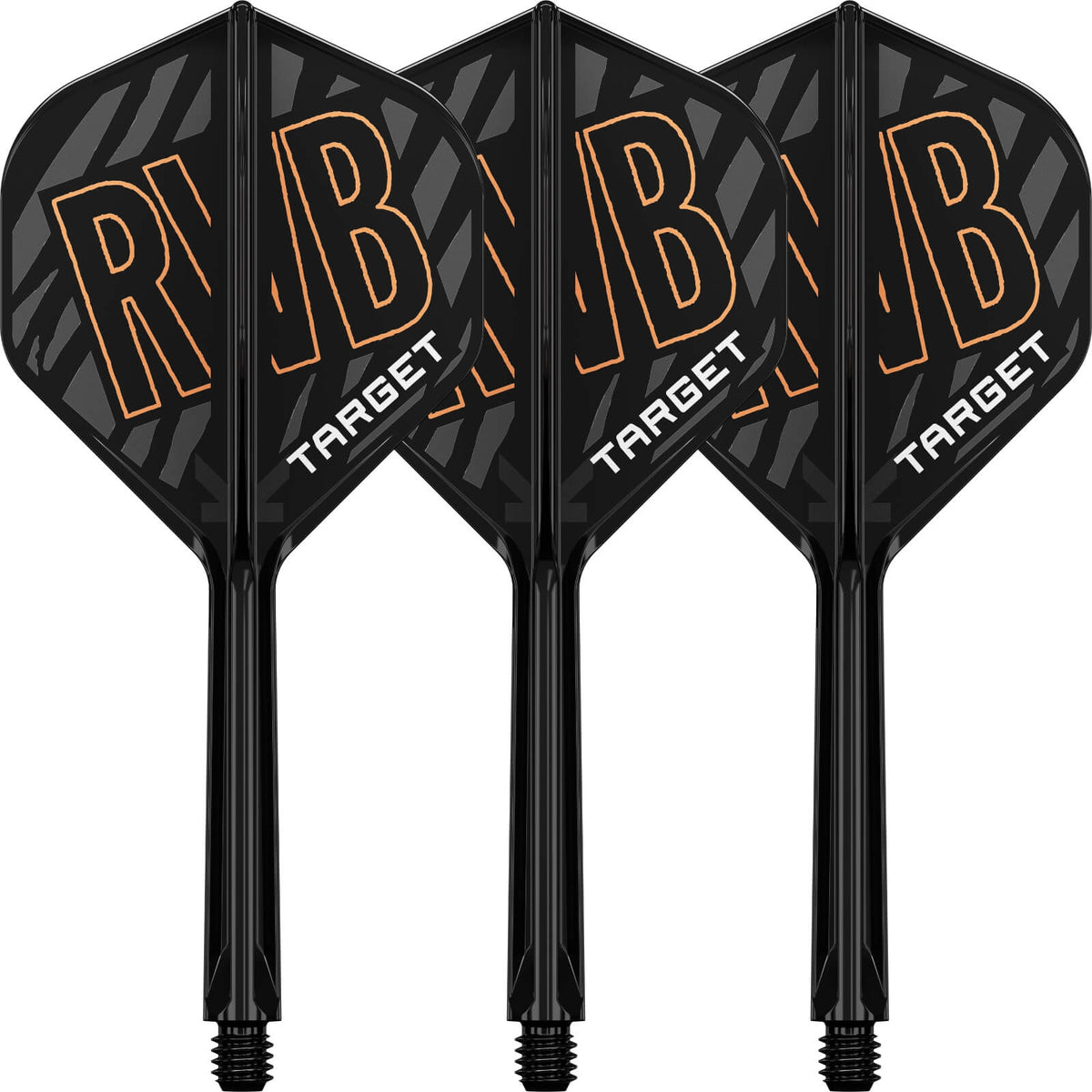 Dart Flights - Target - K-Flex Raymond Van Barneveld - Big Wing Dart Flights - Integrated Flight &amp; Shaft System