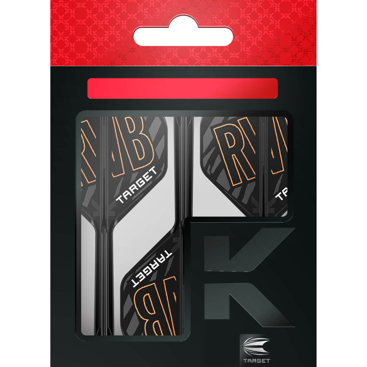 Target - K-Flex Raymond Van Barneveld - Big Wing Dart Flights - Integrated Flight & Shaft System -