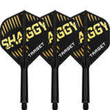 Target - K-Flex Scott Williams - Big Wing Dart Flights - Integrated Flight & Shaft System - Intermediate (26mm)