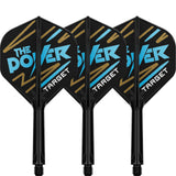 Target - K-Flex Phil Taylor - Big Wing Dart Flights - Integrated Flight & Shaft System - Intermediate (26mm)