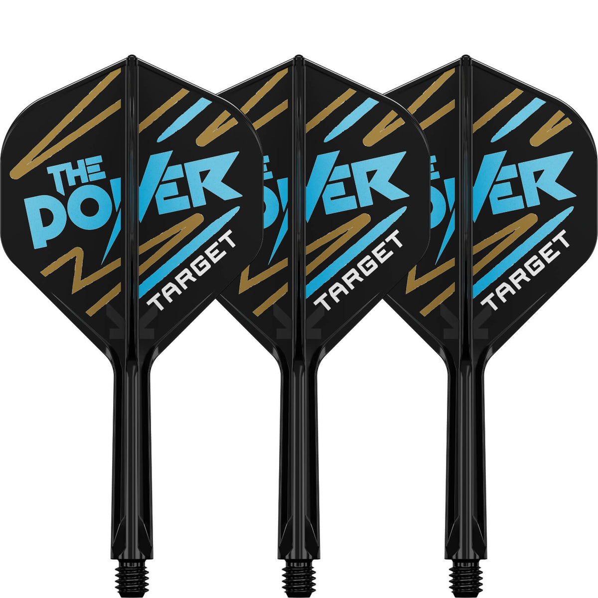 Dart Flights - Target - K-Flex Phil Taylor - Big Wing Dart Flights - Integrated Flight &amp; Shaft System Intermediate (26mm)