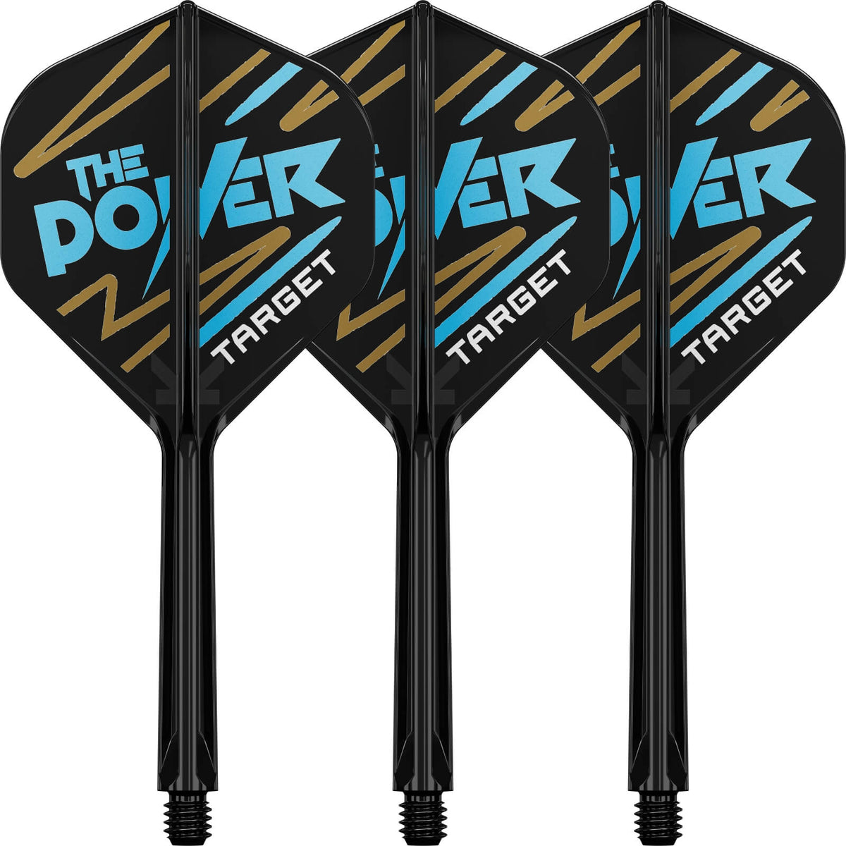 Dart Flights - Target - K-Flex Phil Taylor - Big Wing Dart Flights - Integrated Flight &amp; Shaft System Medium (33mm)
