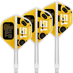 Target - K-Flex You Win - No2 Big Wing Dart Flights - Integrated Flight & Shaft System -