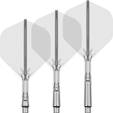 Target - K-Shift - Big Wing Dart Flights - Integrated Flight & Shaft System - Short (19mm) / Clear
