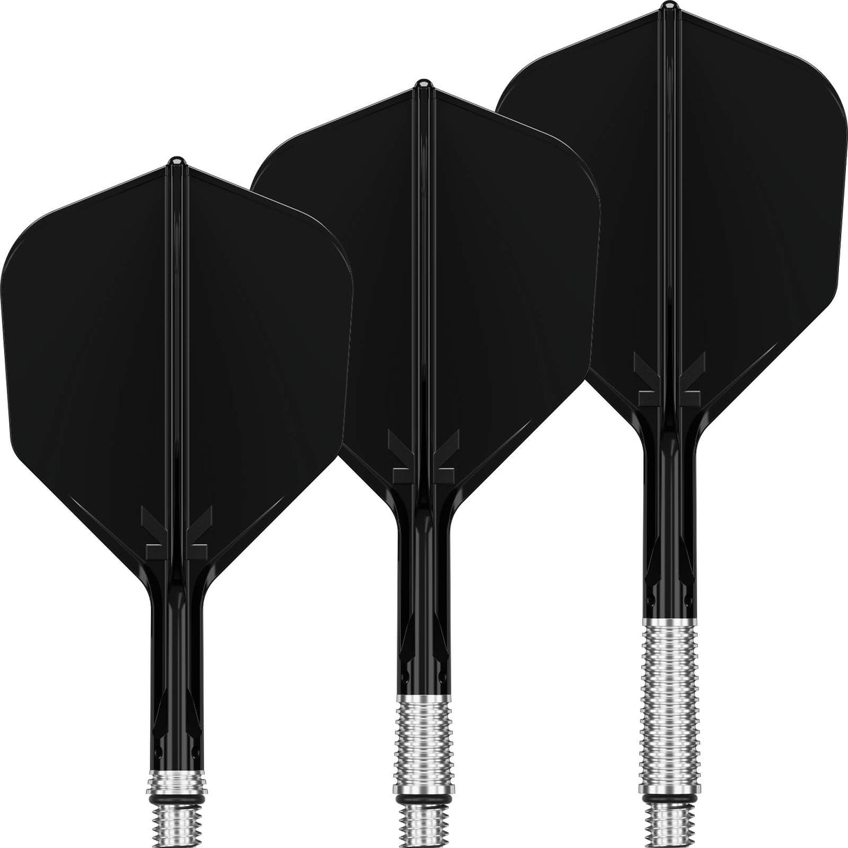 Target - K-Shift - Standard Dart Flights - Integrated Flight & Shaft System - Short (19mm) / Black