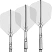 Target - K-Shift - Standard Dart Flights - Integrated Flight & Shaft System - Short (19mm) / Clear