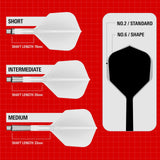 Target - K-Shift - Standard Dart Flights - Integrated Flight & Shaft System -