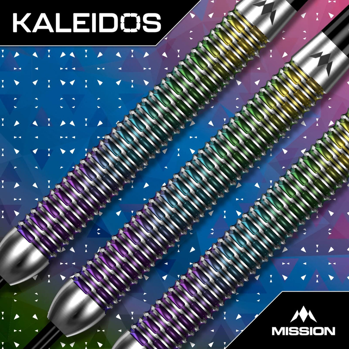 Mission - Kaleidos Darts - 95% Tungsten - 21g 23g 25g