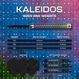 Mission - Kaleidos Darts - 95% Tungsten - 21g 23g 25g