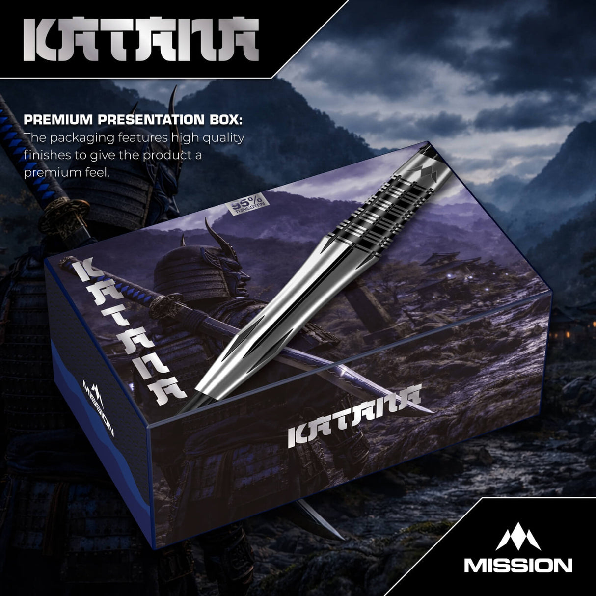 Mission - Katana Darts - 95% Tungsten - 22g 24g