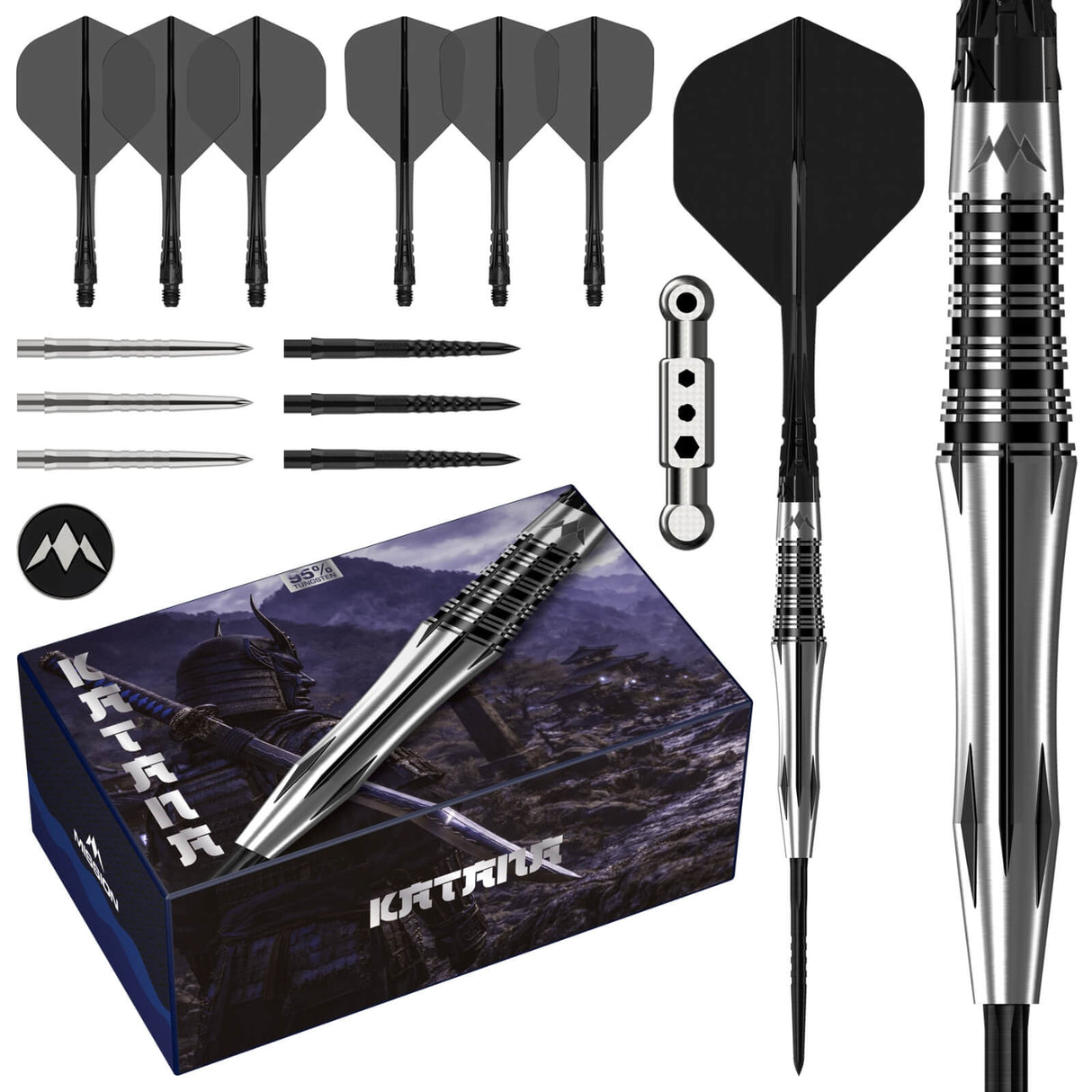 Mission - Katana Darts - 95% Tungsten - 22g 24g