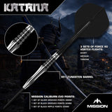 Mission - Katana Darts - 95% Tungsten - 22g 24g