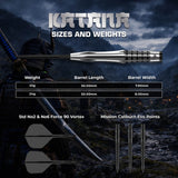Mission - Katana Darts - 95% Tungsten - 22g 24g