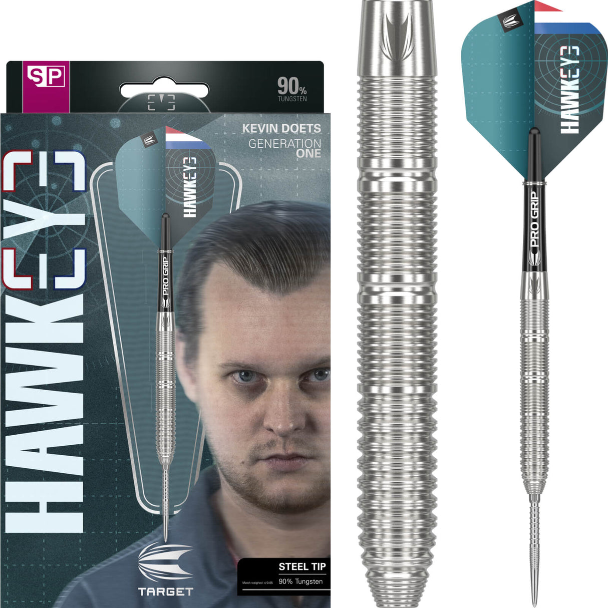 Target - Kevin Doets Darts - Swiss Point - 90% Tungsten - 23g -