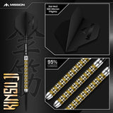 Mission - Kinsuji Darts - 95% Tungsten - 22g 24g 26g