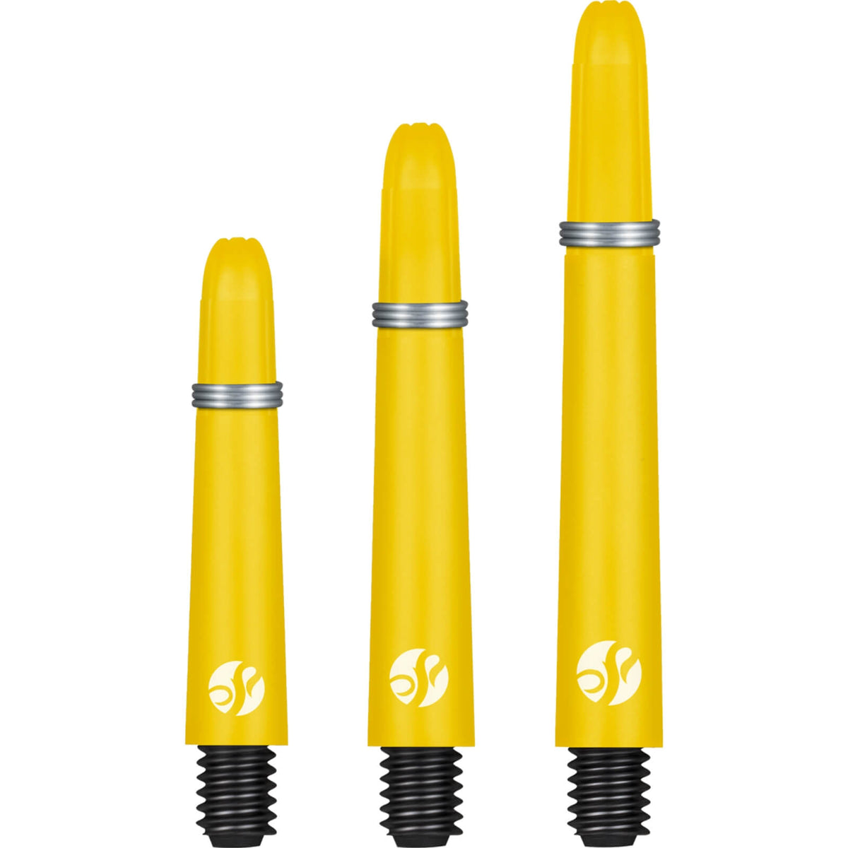 Dart Shafts - Shot - Koi Coloured - Carbon Dart Shafts Short (35mm) / Yellow
